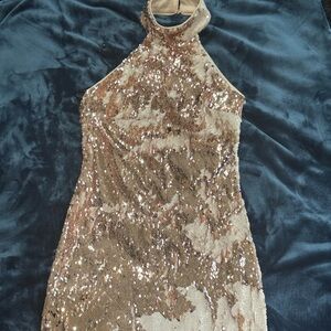Sequin Sleeveless Dress